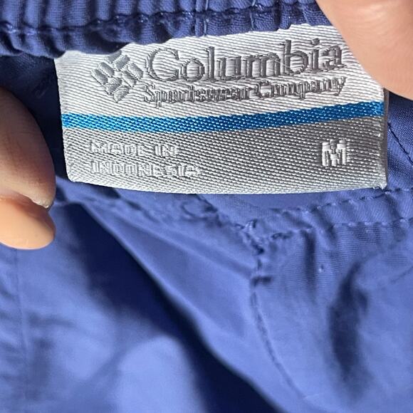 Columbia royal blue sport cargo shorts Sz M women - Picture 7 of 8